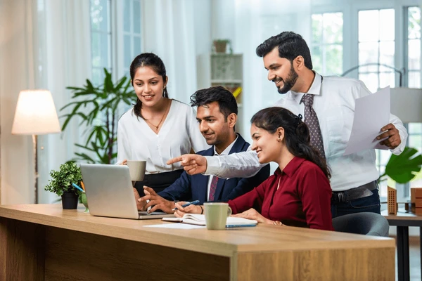 Silica Group HR team in employee development session